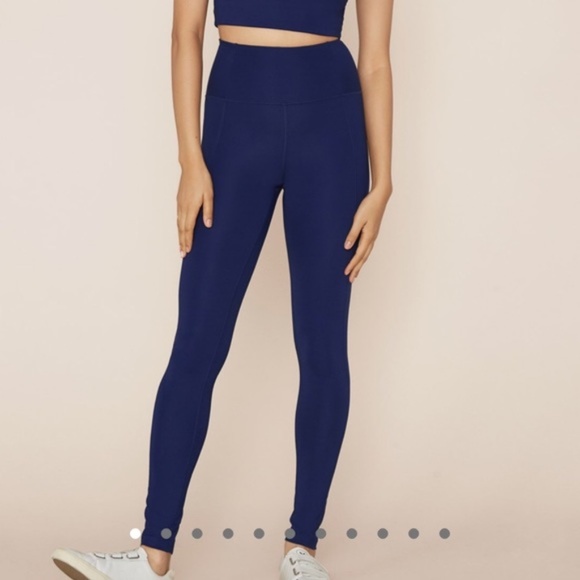 NWOT Girlfriend Collective Compressive Leggings Indigo Sz XXS - Picture 1 of 3